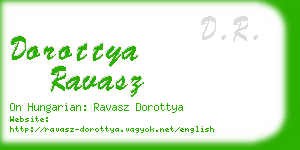 dorottya ravasz business card